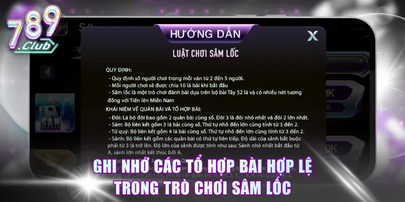 Ghi nhớ các tổ hợp bài hợp lệ trong trò chơi Sâm Lốc