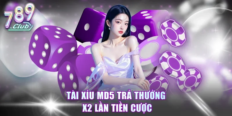 Tài xỉu MD5 trả thưởng x2 lần tiền cược