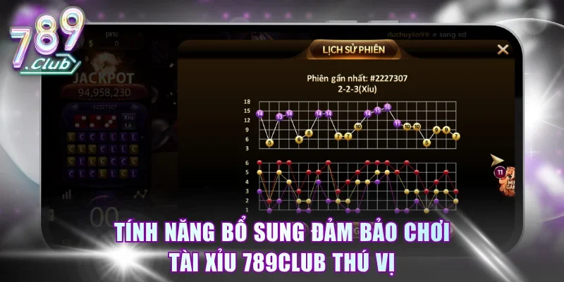 Tính năng bổ sung đảm bảo chơi tài xỉu 789club thú vị